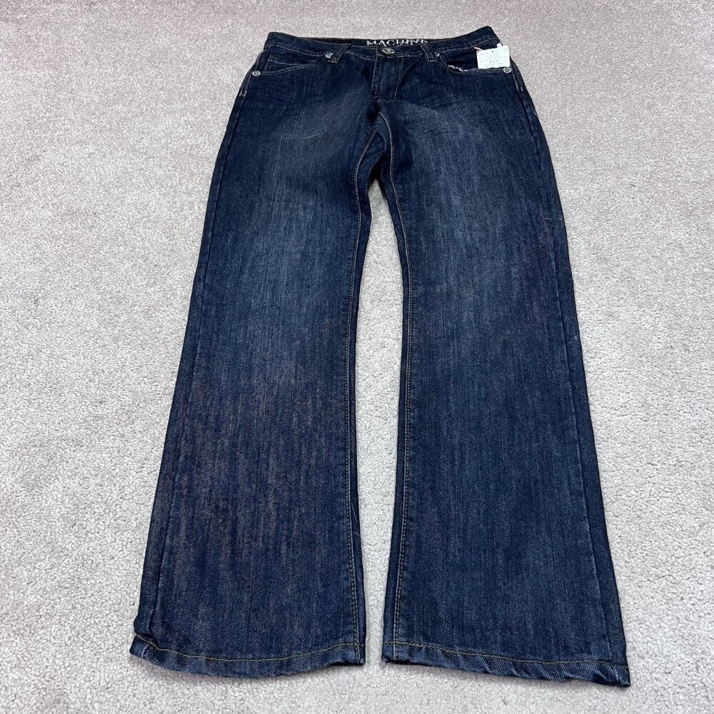 Machine Jeans Men’s Blue Pockets Straight Leg Size 29x32